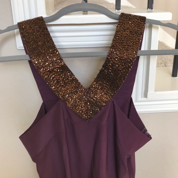 Formal Jenny Han plum sequin dress - Picture 2 of 7